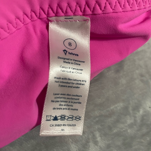 Ivivva Swimsuit Mismatch Girls Size 8 - Picture 2 of 2